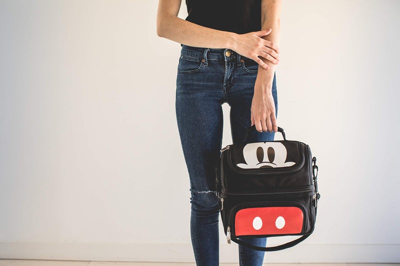 PICNIC TIME Disney Mickey Mouse Pranzo Lunch Bag, Insulated Lunch Box with Utensil Set, Lunch Cooler Bag, (Black), 11 x 7.5 x 12 - Image 3